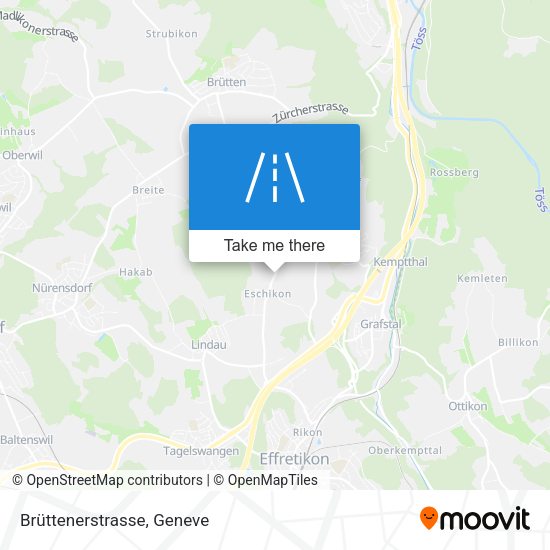 Brüttenerstrasse map