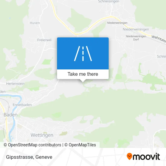 Gipsstrasse map