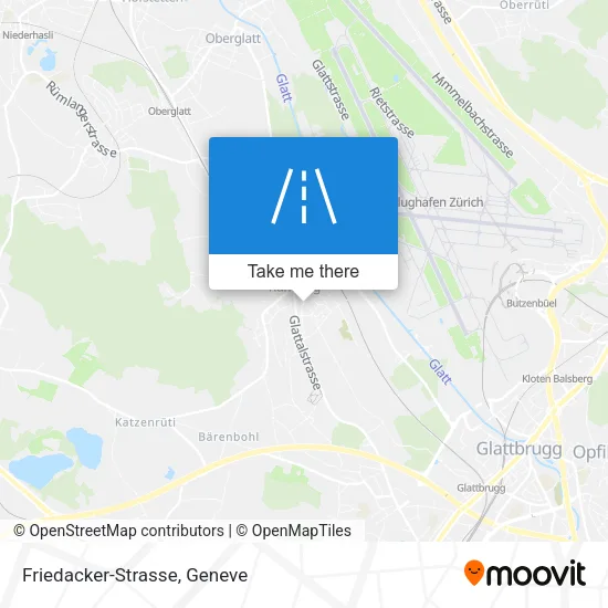 Friedacker-Strasse map