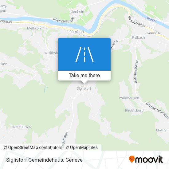 Siglistorf Gemeindehaus map