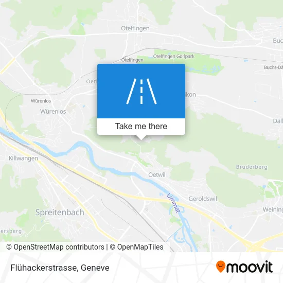Flühackerstrasse map