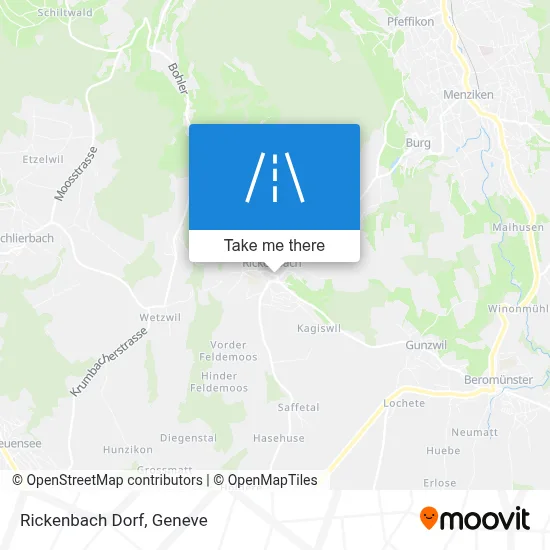 Rickenbach Dorf map