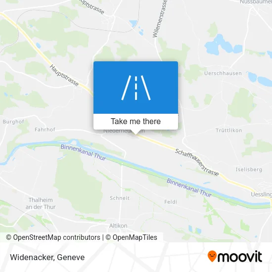 Widenacker map