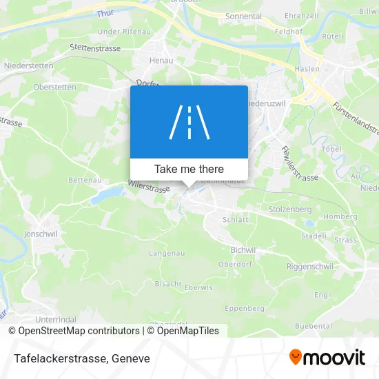 Tafelackerstrasse map