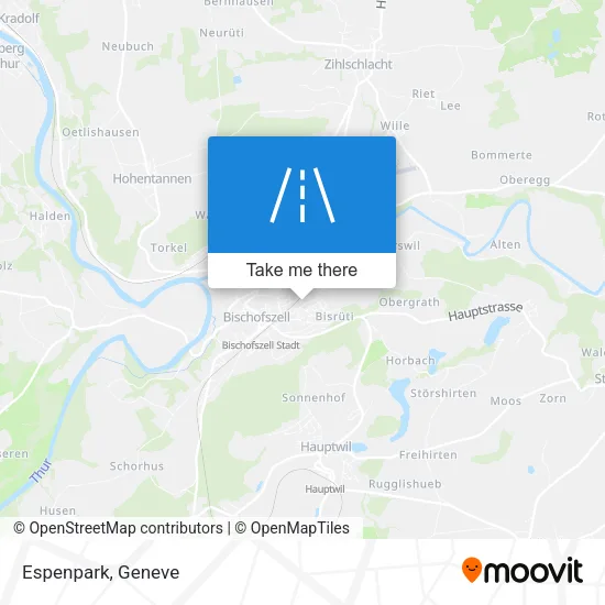 Espenpark map