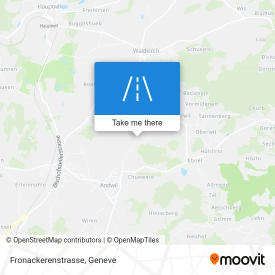 Fronackerenstrasse map
