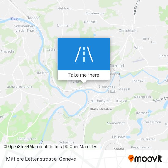 Mittlere Lettenstrasse map