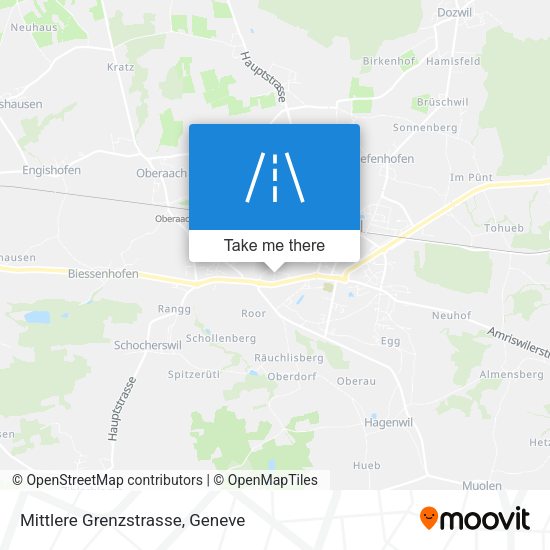 Mittlere Grenzstrasse map