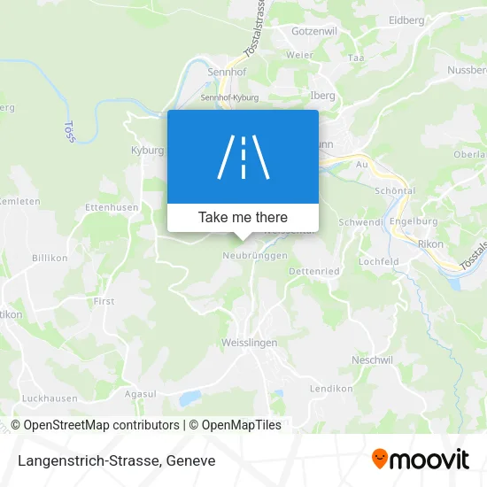 Langenstrich-Strasse plan