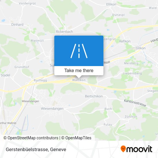 Gerstenbüelstrasse map