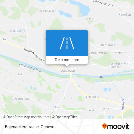 Bajenackerstrasse map