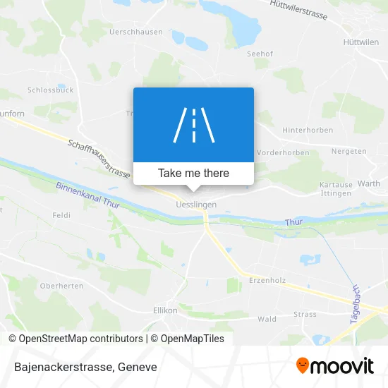 Bajenackerstrasse map