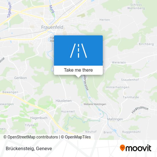Brückensteig map