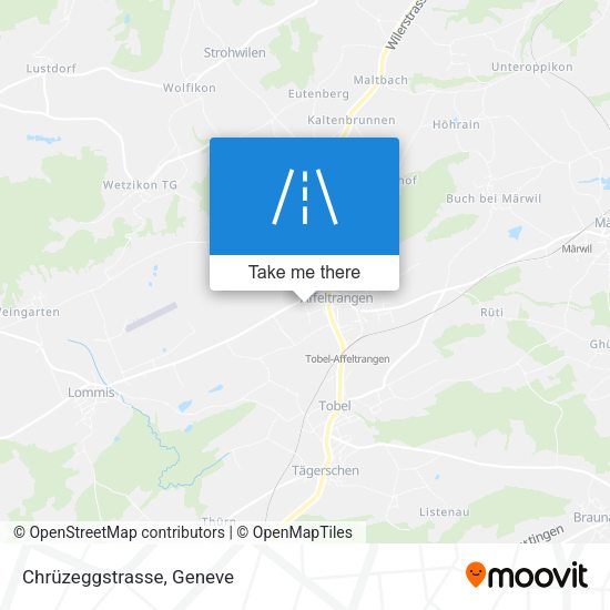 Chrüzeggstrasse map