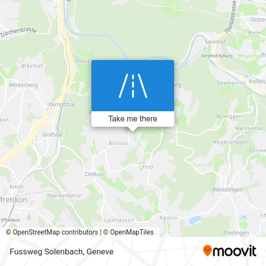 Fussweg Solenbach map