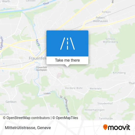 Mittelrütistrasse map
