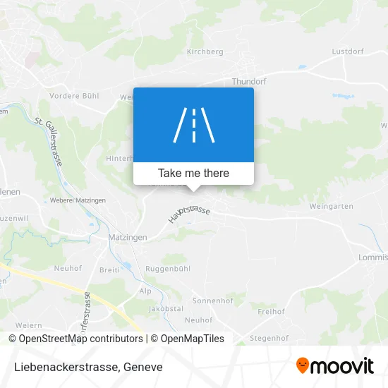 Liebenackerstrasse map