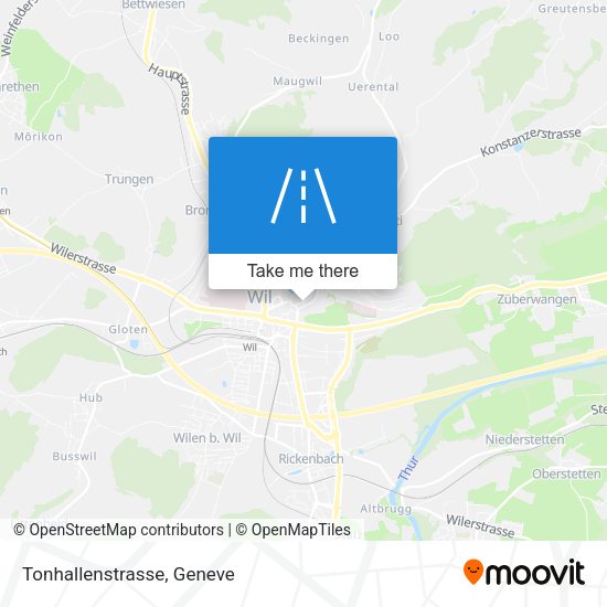 Tonhallenstrasse map