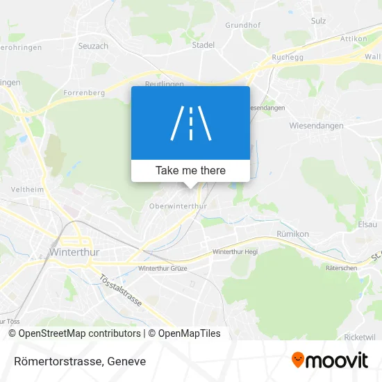 Römertorstrasse map