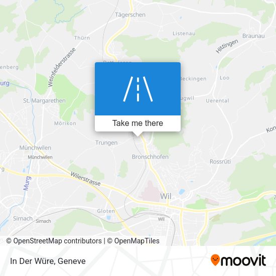 In Der Würe map