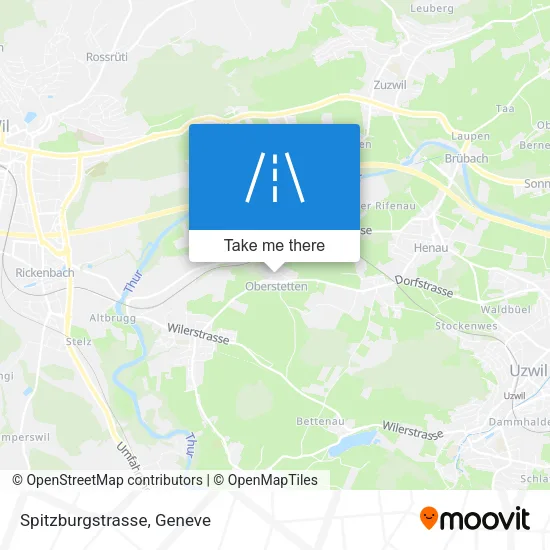 Spitzburgstrasse map