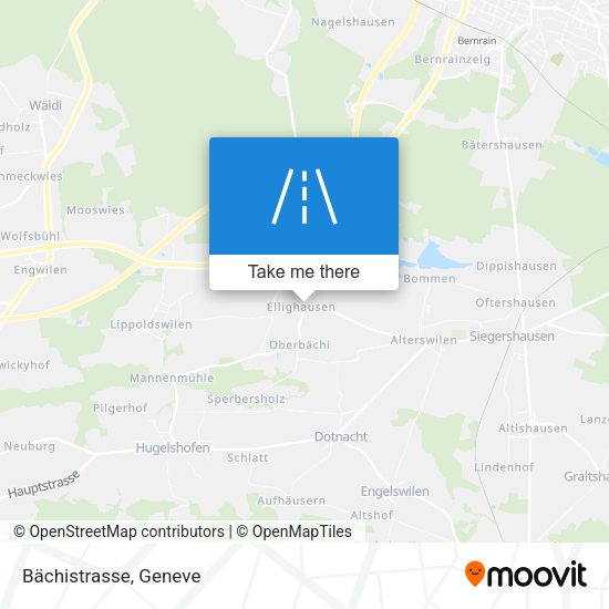 Bächistrasse map