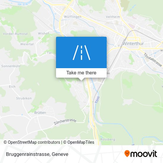 Bruggenrainstrasse map