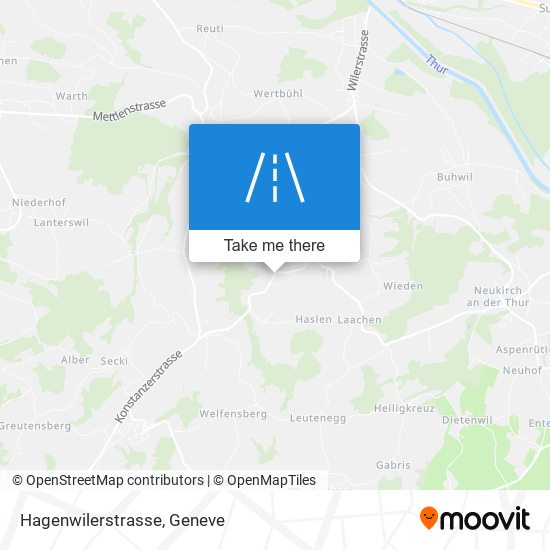 Hagenwilerstrasse map