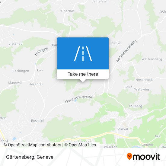 Gärtensberg map