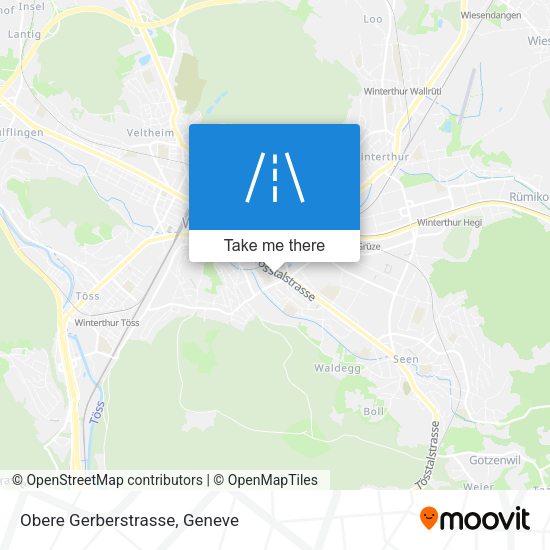 Obere Gerberstrasse map