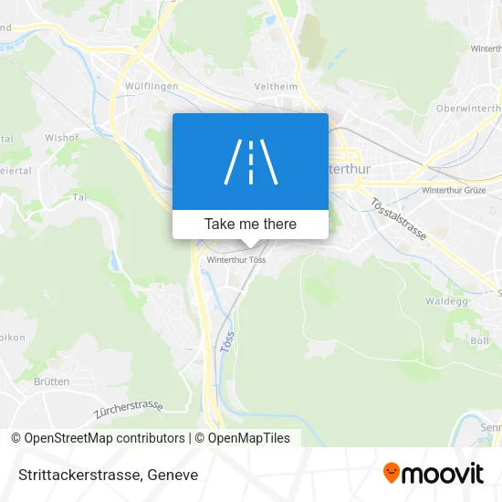 Strittackerstrasse map