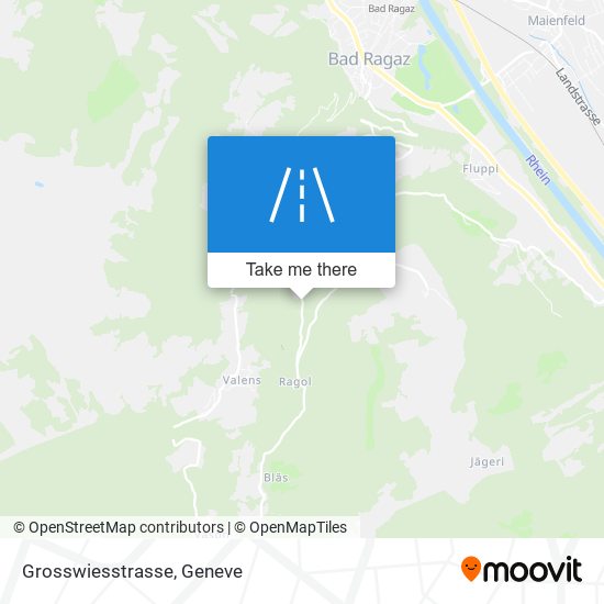 Grosswiesstrasse map