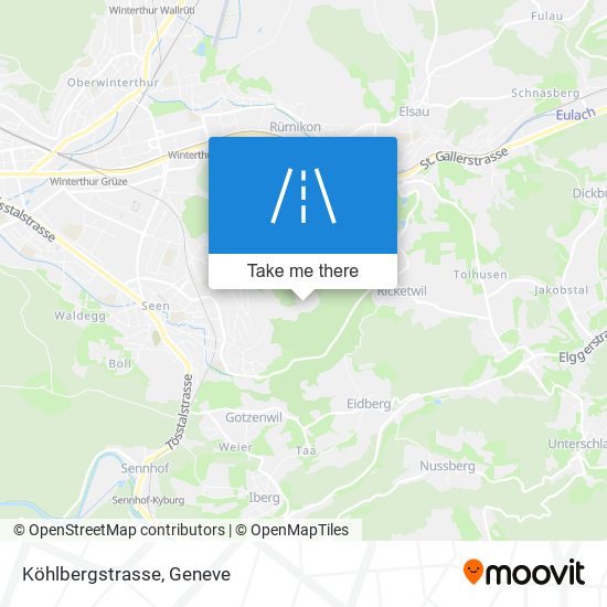 Köhlbergstrasse map