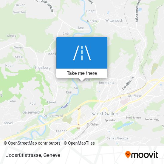 Joosrütistrasse map