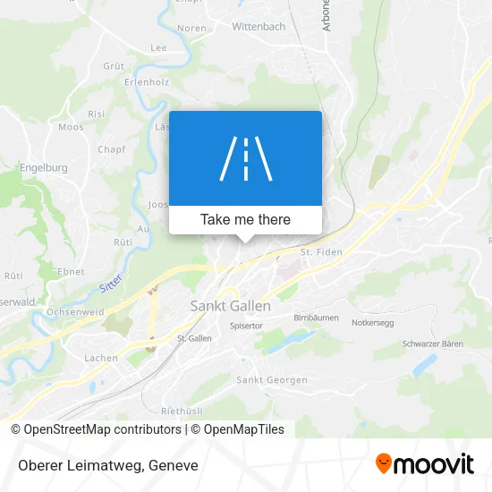 Oberer Leimatweg plan
