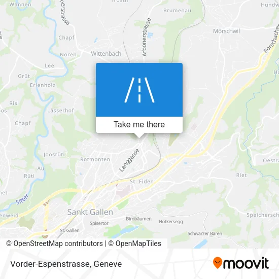 Vorder-Espenstrasse map