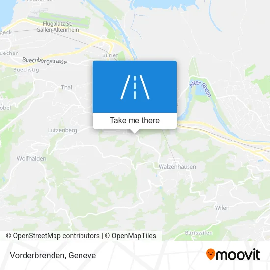 Vorderbrenden map