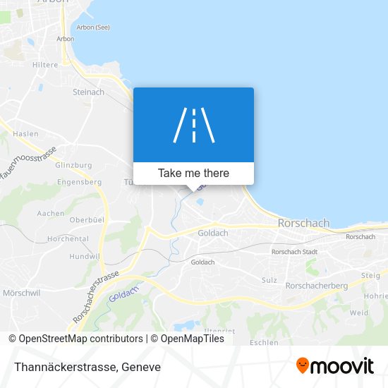 Thannäckerstrasse map