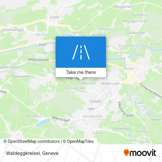 Waldeggkreisel map