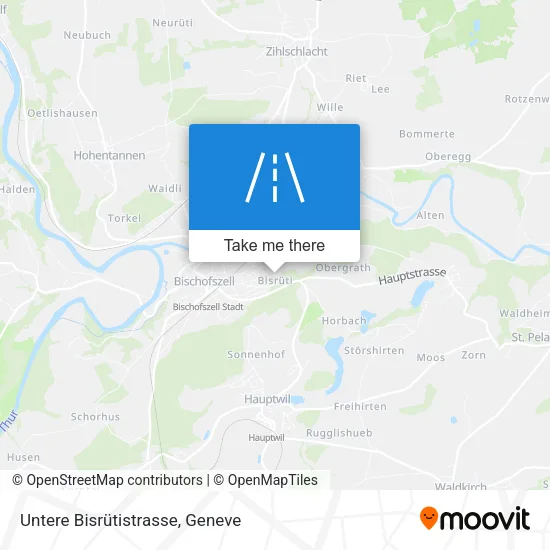 Untere Bisrütistrasse map