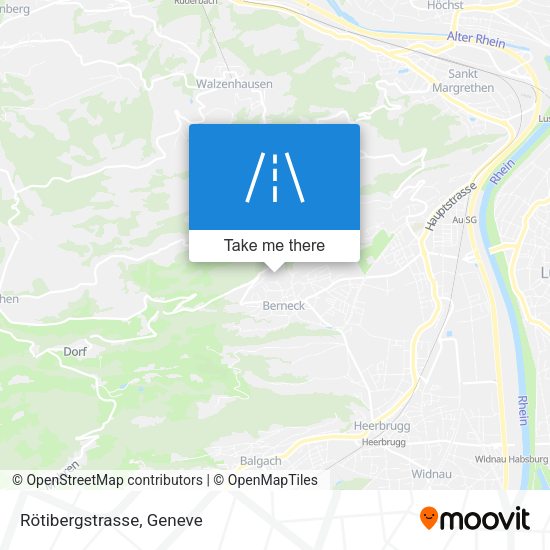 Rötibergstrasse map