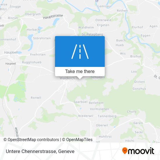 Untere Chennerstrasse map