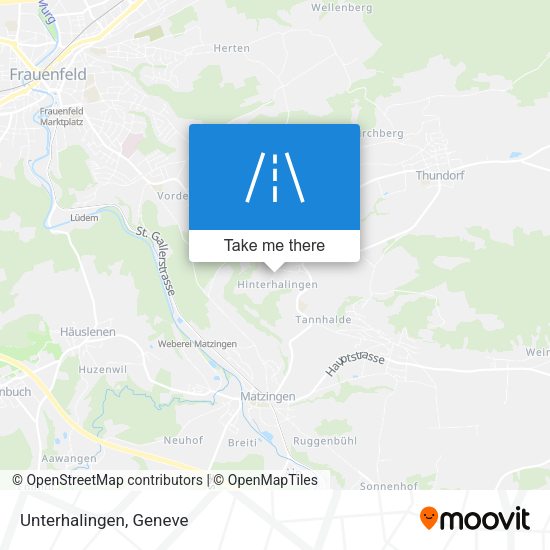 Unterhalingen map