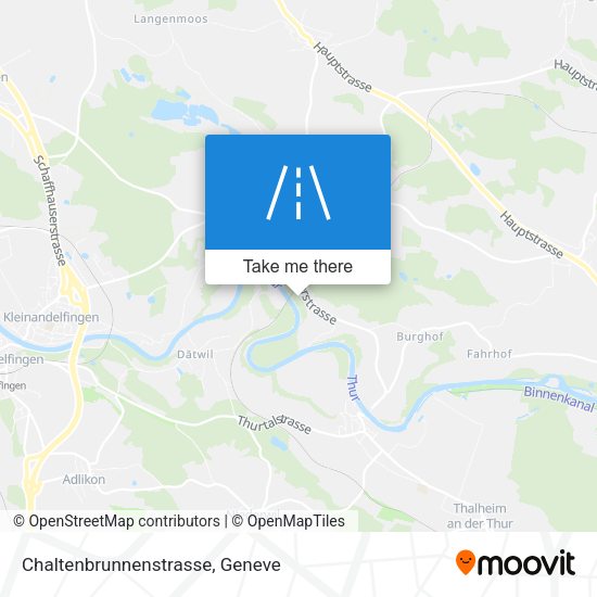 Chaltenbrunnenstrasse map