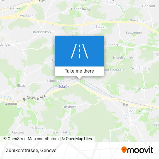 Zünikerstrasse plan