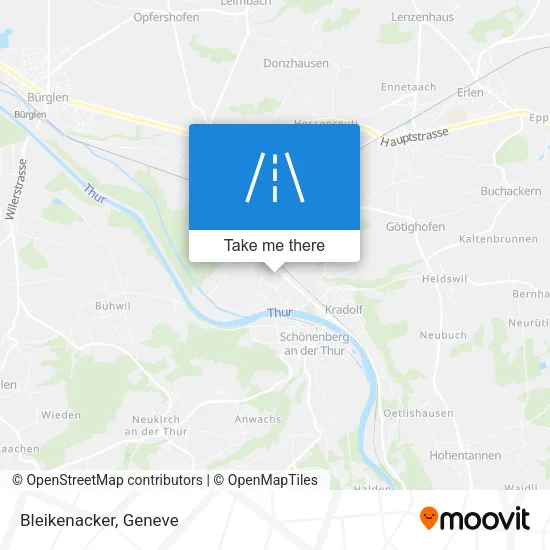 Bleikenacker map