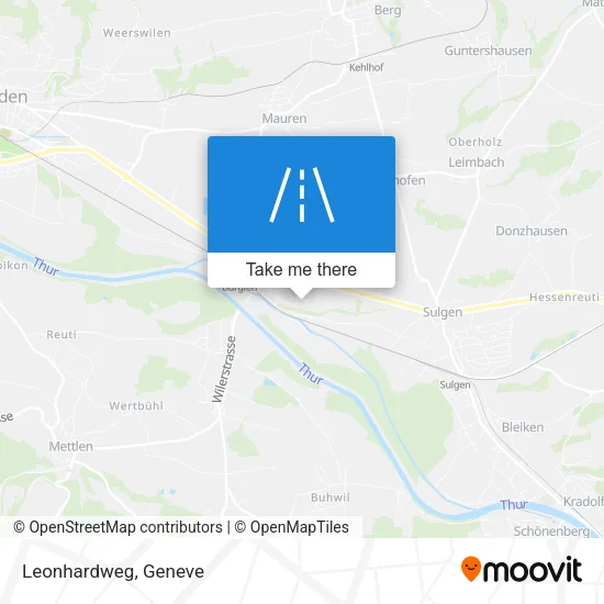 Leonhardweg map