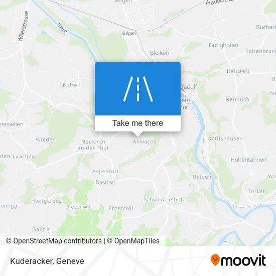 Kuderacker map
