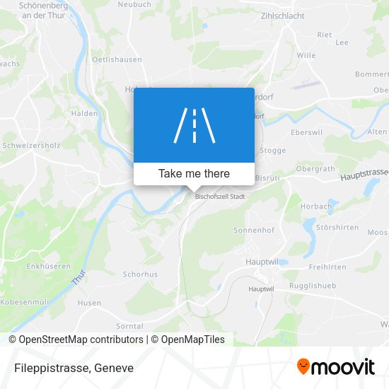 Fileppistrasse map