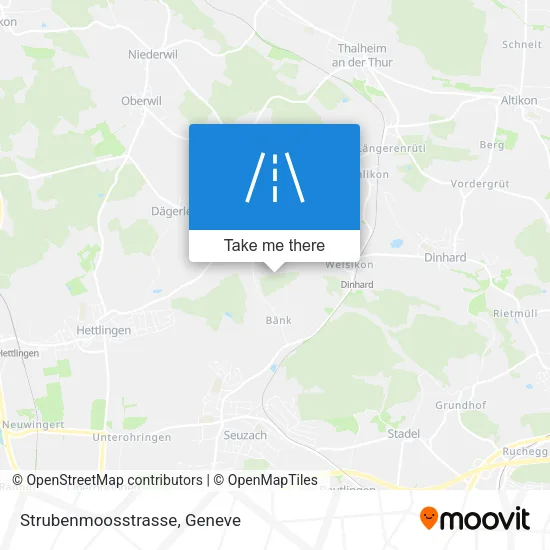 Strubenmoosstrasse map
